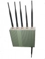 6 Antenna Cell Phone GPS WiFi Jammer +Remote Control 