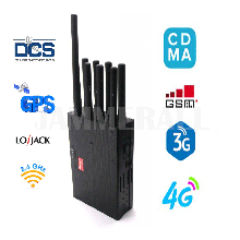 Newest Handheld High-capacity 8 band All Cell Phone Signal Jammer & WiFi GPS L1 Lojack All in one Jammer( European version) 