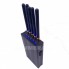 Portable 5 Bands RC Jammer Wireless WiFi/Bluetooth(433, 315, 868, 915MHz, 2.4 GHz)