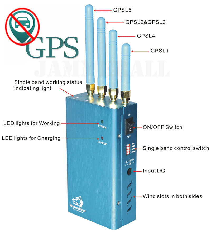 High Power Portable GPS (GPS L1/L2/L3/L4/L5) Jammer Jammerall Co., Ltd