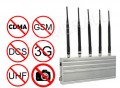 5 Band Mobile Phone Blocker & UHF Audio Jammer 