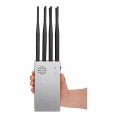 Front side of the signal jammer Selectable 8 Bands Portable CDMA GSM DCS/PCS 3G GPS WiFi 4G LTE 4D Winmax Phone Signal Jammer