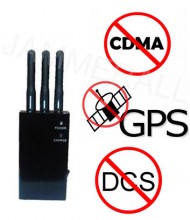 5-Band Portable GPS & Cell Phone Signal Jammer