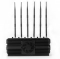 Adjustable 80W Up to 150 Meters Range High Power Cellphone Jammer & WiFi Jammer