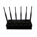 High Power 6 Antenna Cell Phone and WiFi Jammer 