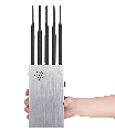 Portable 10-channel mobile phone signal jammer with large radiator and battery GPSL1-L5 WIFI LOJACK